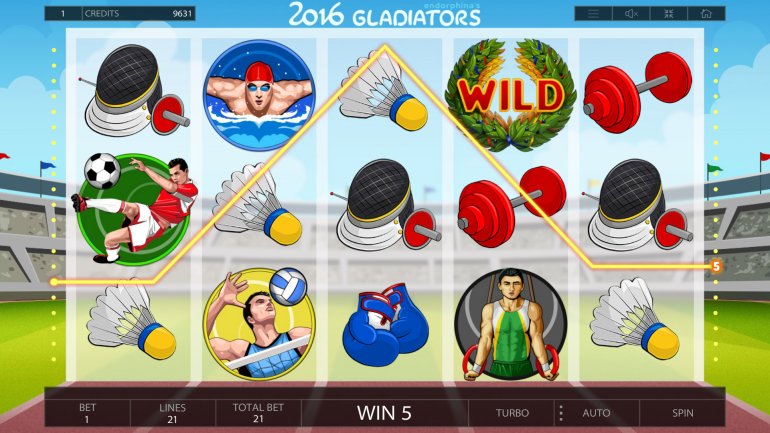 2016 Gladiators slot